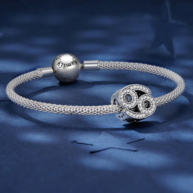 (imagine pentru) Charm Zodiac Rac Cancer în stil Pandora - SCC2516-4 - Vizualizare 5