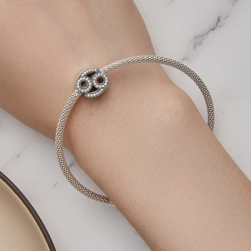 (imagine pentru) Charm Zodiac Rac Cancer în stil Pandora - SCC2516-4 - Vizualizare 6