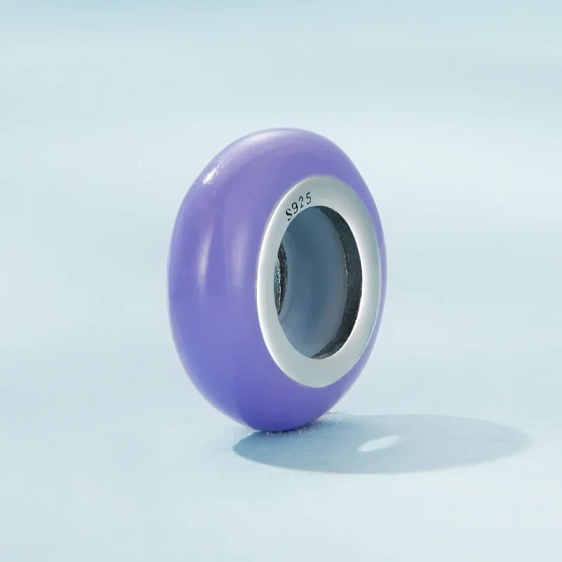 (imagine pentru) Charma Pandora din gel de siliciu, model spacer - SCC1450-BP - Vizualizare 2