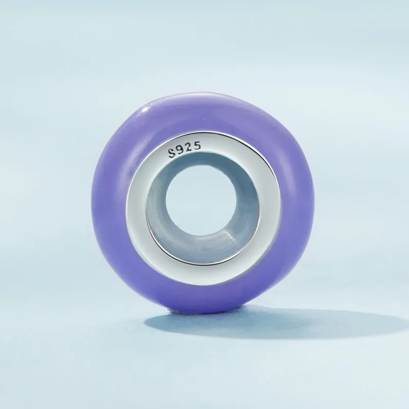 (imagine pentru) Charma Pandora din gel de siliciu, model spacer - SCC1450-BP - Vizualizare 3