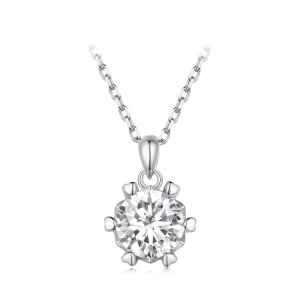 (imagine pentru) Colier de tip Pandora cu Moissanite de lux - MSN006-A