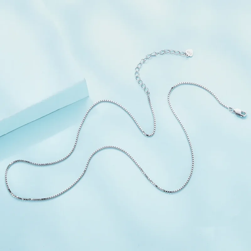 (imagine pentru) Colier lanț de bază cu model Pandora Style 0.8 Boxchain - SCA024 - Vizualizare 3