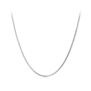 (imagine pentru) Colier lanț de bază cu model Pandora Style 0.8 Boxchain - SCA024