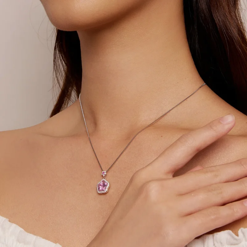 (imagine pentru) Colier în stil Pandora cu floare mică - BSN329 - Vizualizare 7
