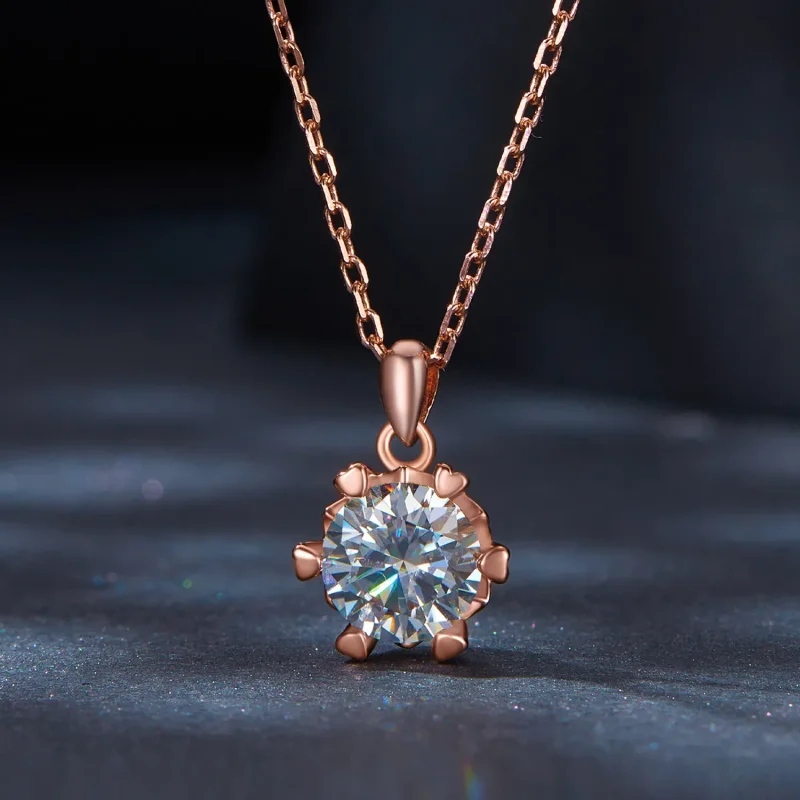 (imagine pentru) Colier în stil Pandora cu Moissanite de lux - MSN006-C - Vizualizare 3
