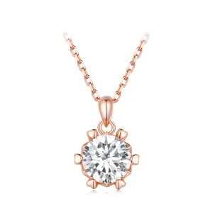 (imagine pentru) Colier în stil Pandora cu Moissanite de lux - MSN006-C