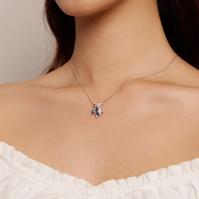 (imagine pentru) Colier stil Pandora cu broască ţestoasă de mare - BSN331 - Vizualizare 8