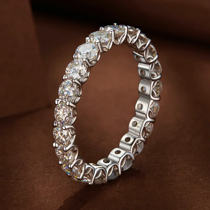 (imagine pentru) Inel fin cu Moissanite în stil Pandora - MSR029 - Vizualizare 2