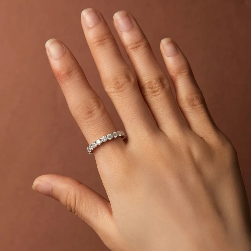 (imagine pentru) Inel fin cu Moissanite în stil Pandora - MSR029 - Vizualizare 6