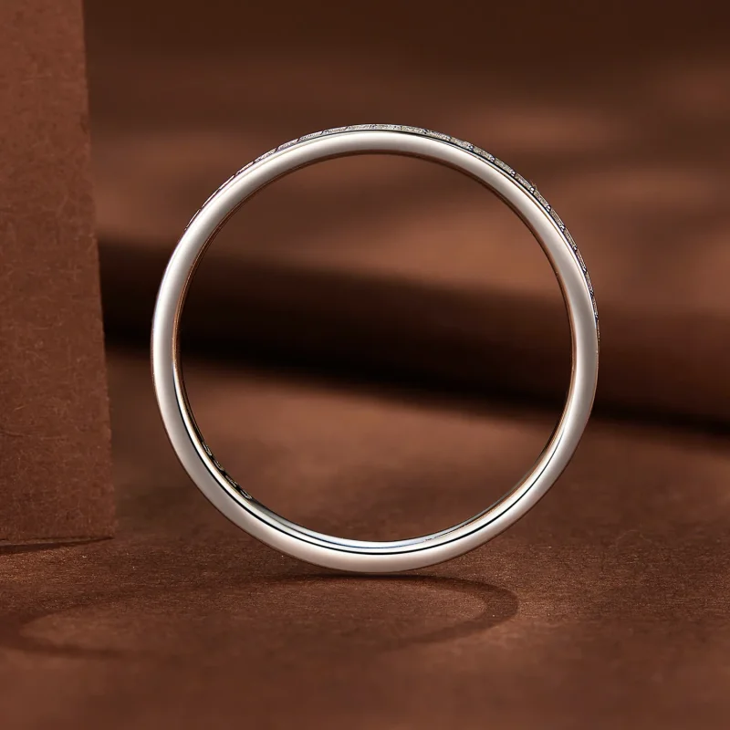 (imagine pentru) Inel Pandora Style Pave cu Moissanite - MSR030 - Vizualizare 4