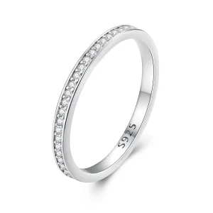 (imagine pentru) Inel Pandora Style Pave cu Moissanite - MSR030