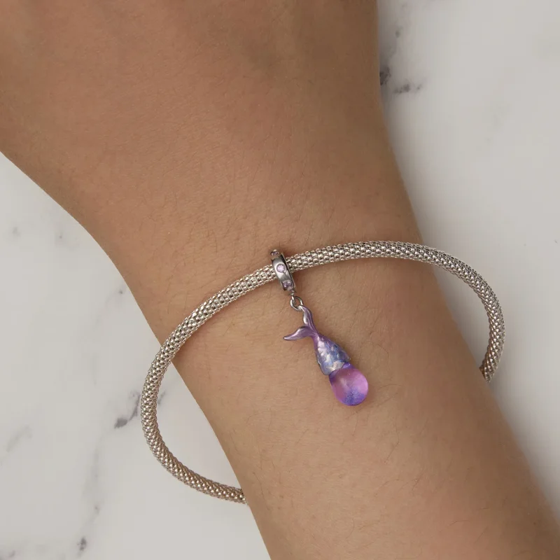 (imagine pentru) Pandantiv Charm în stil Pandora cu lacrimi de sirenă - BSC874 - Vizualizare 6