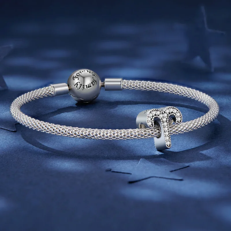 (imagine pentru) Pandora Stil Berbec Amulet Norocos Semn Zodiacal - SCC2516-1 - Vizualizare 5