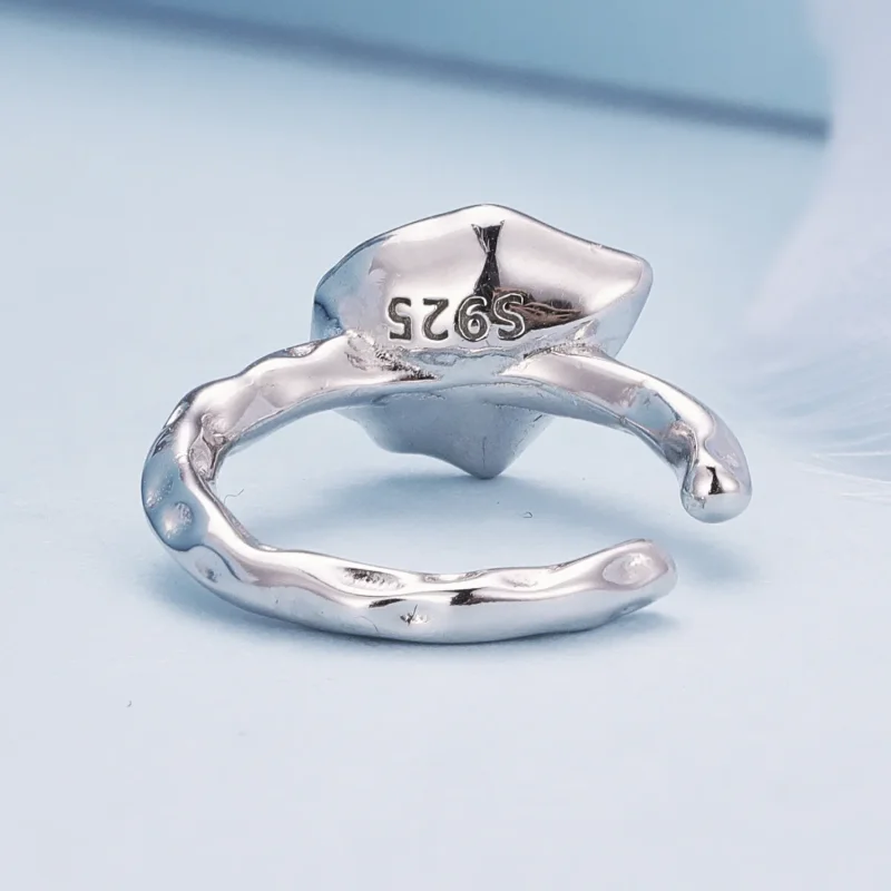 (imagine pentru) Pandora Stil Blue Water Drop Căpșuniță de ureche - BSE846 - Vizualizare 4