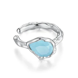 (imagine pentru) Pandora Stil Blue Water Drop Căpșuniță de ureche - BSE846
