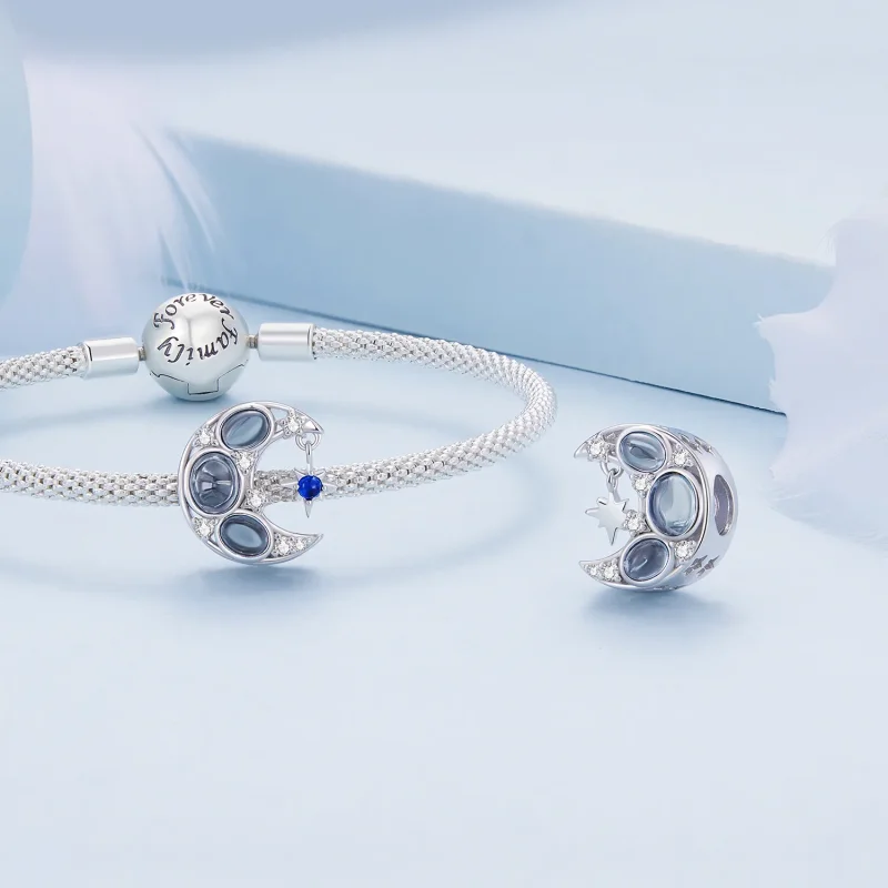 (imagine pentru) Pandora Stil Lună Charm - BSC872 - Vizualizare 4