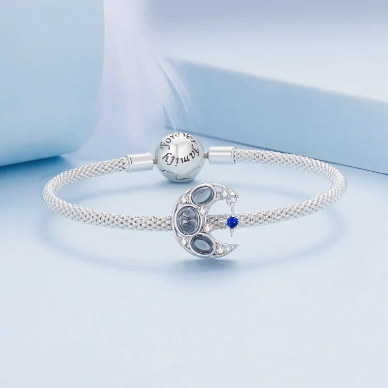 (imagine pentru) Pandora Stil Lună Charm - BSC872 - Vizualizare 5