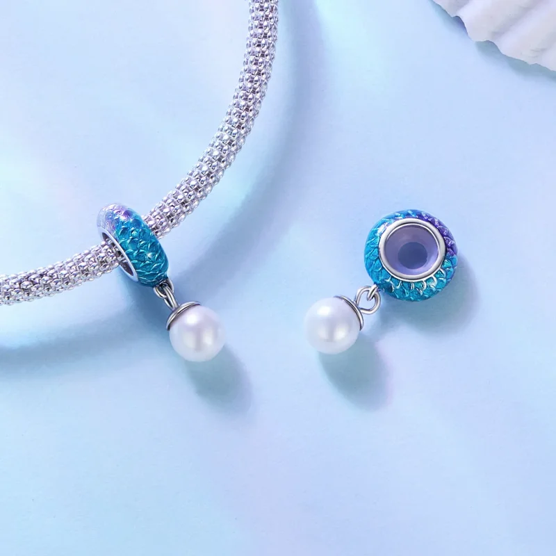 (imagine pentru) Pandora Stil Scuturi de Pește Spacer Charm - BSC875 - Vizualizare 4