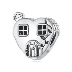 (imagine pentru) Pandora Style Inimă în formă de casă Pandantiv - BSC871