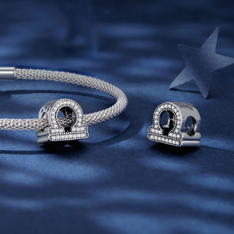 (imagine pentru) Pandora Style Talisman Norocos Balanță Zodie - SCC2516-7 - Vizualizare 4