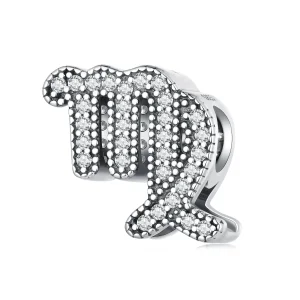 (imagine pentru) Pandora Style Virgo Lucky Zodiac Charm - Breloc norocos zodiac Fecioară - SCC2516-6