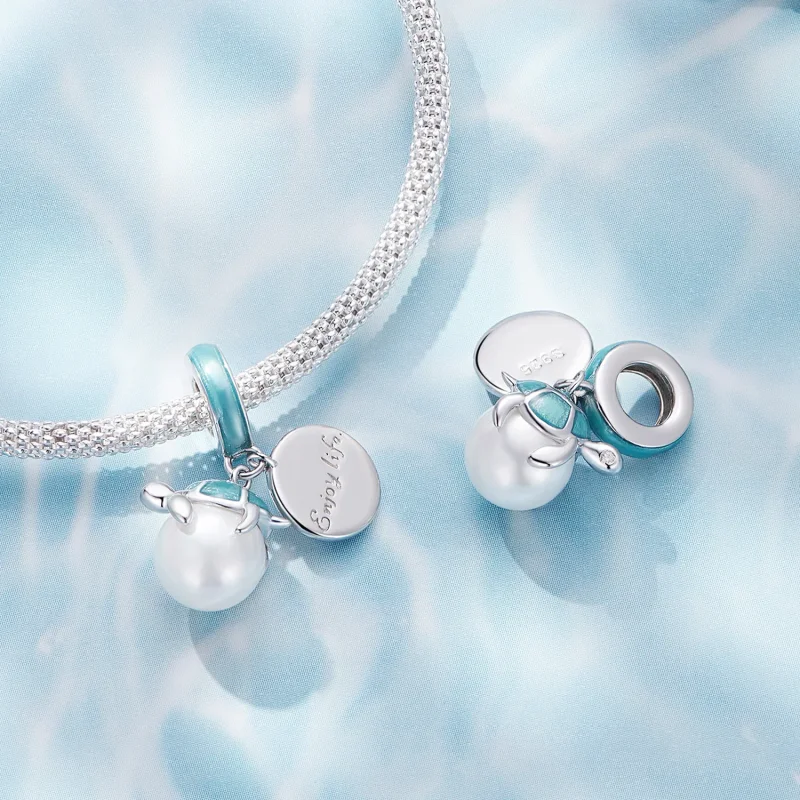 (imagine pentru) Stil Pandora Bucură-te de viața broaștelor de mare Pandantiv Charm - SCC2506 - Vizualizare 4