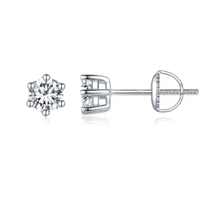 (imagine pentru) Stil Pandora, cercei strălucitori cu zirconiu - BSE615-4L