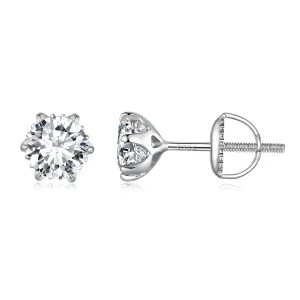(imagine pentru) Studuri Pandora cu Moissanite de 0,5 Carate - MSE020-S