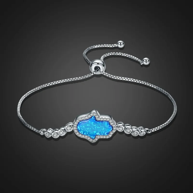 (imagine pentru) Brățară cu mână norocoasă în stilul Pandora - VSB002 - Vizualizare 6