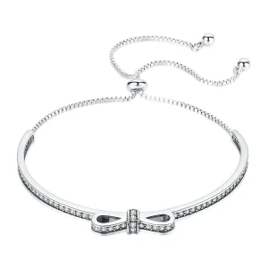 (imagine pentru) Brățară fixă Tip Pandora cu Sweet Bow din argint - SCB108