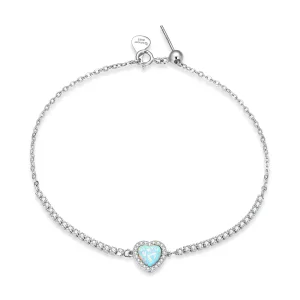 (imagine pentru) Brățară Opal Love în stilul Pandora - BSB086