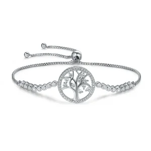 (imagine pentru) Brățară Tip Pandora Arborele luminos al vieții din argint - SCB035