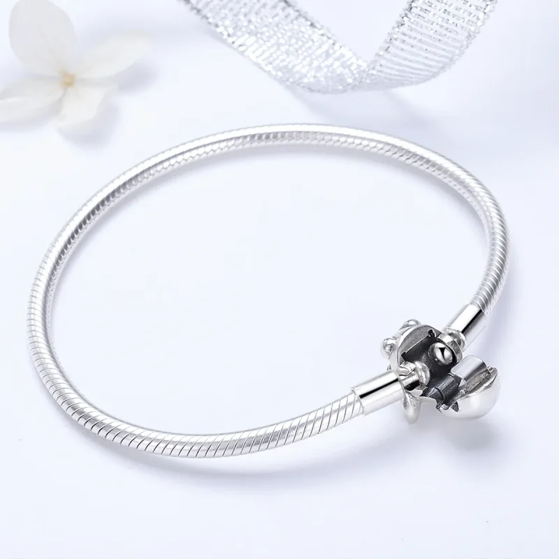 (imagine pentru) Brățară Tip Pandora cu Drăguț Bulldog din argint - SCB075 - Vizualizare 5