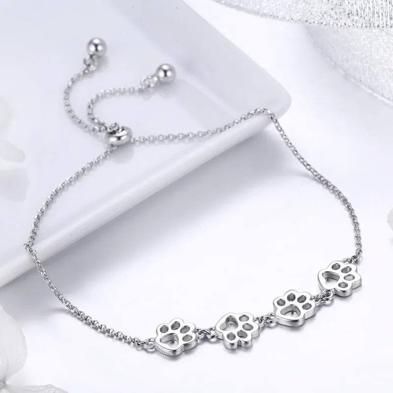 (imagine pentru) Brățară Tip Pandora Drăguț Pet Claw Marks din argint - SCB096 - Vizualizare 4