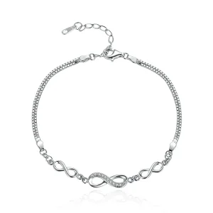 (imagine pentru) Brățară Tip Pandora Eleganță fără sfârșit din argint - SCB037