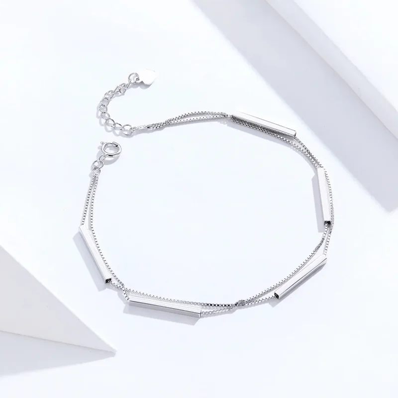 (imagine pentru) Brățară Tip Pandora Geometrie din argint - SCB170 - Vizualizare 3