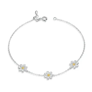 (imagine pentru) Brățară Tip Pandora Margaretă din argint - SCB165