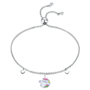 (imagine pentru) Brățară Tip Pandora Memorie Unicorn din argint - SCB106