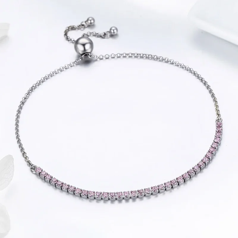 (imagine pentru) Brățară Tip Pandora Însoțire elegantă din argint - SCB045 - Vizualizare 4