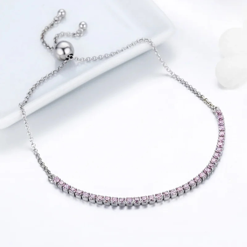 (imagine pentru) Brățară Tip Pandora Însoțire elegantă din argint - SCB045 - Vizualizare 5