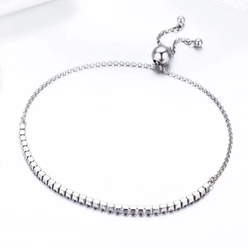 (imagine pentru) Brățară Tip Pandora Însoțire elegantă din argint - SCB045 - Vizualizare 6