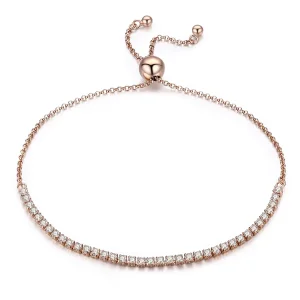 (imagine pentru) Brățară Tip Pandora Însoțire elegantă placat cu aur de 14 k - SCB046