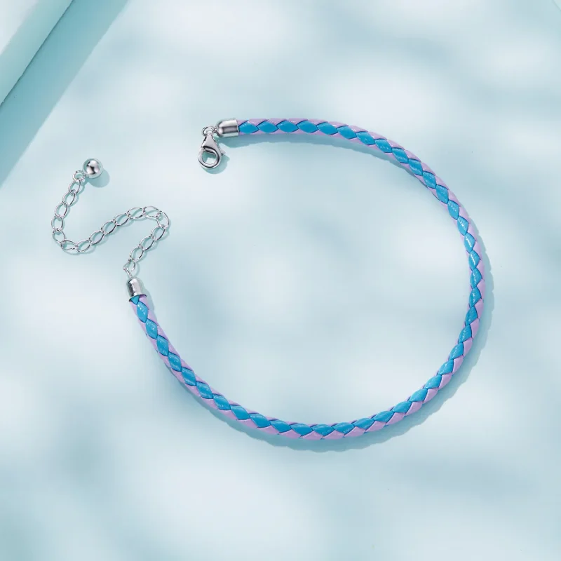 (imagine pentru) Brățară simplă din piele de stil Pandora - SCB243-CF - Vizualizare 3