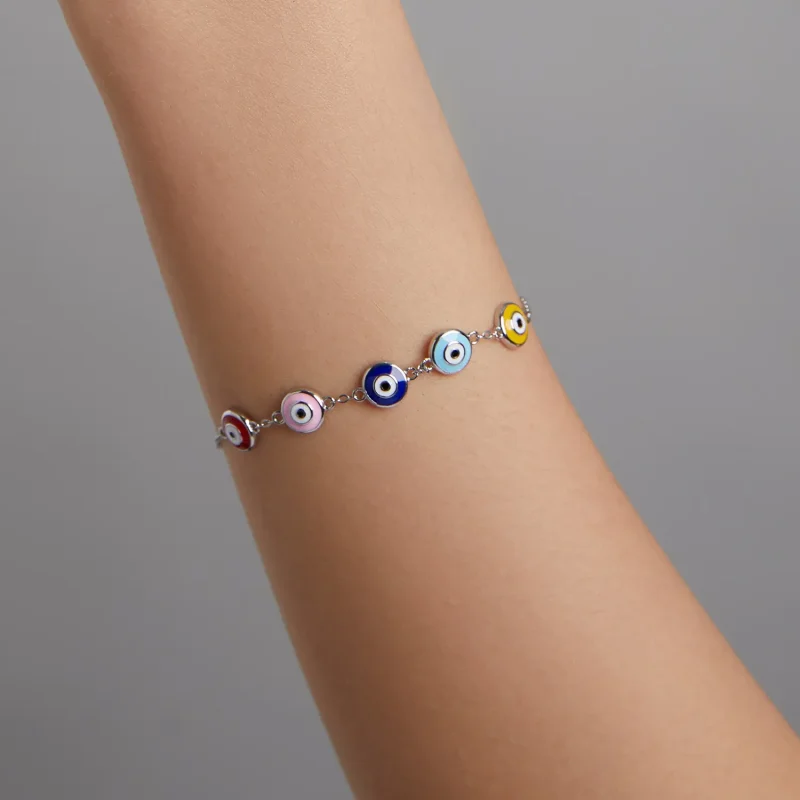 (imagine pentru) Bratara cu ochi protector de stil Pandora - SCB218 - Vizualizare 6