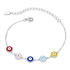 (imagine pentru) Bratara cu ochi protector de stil Pandora - SCB218