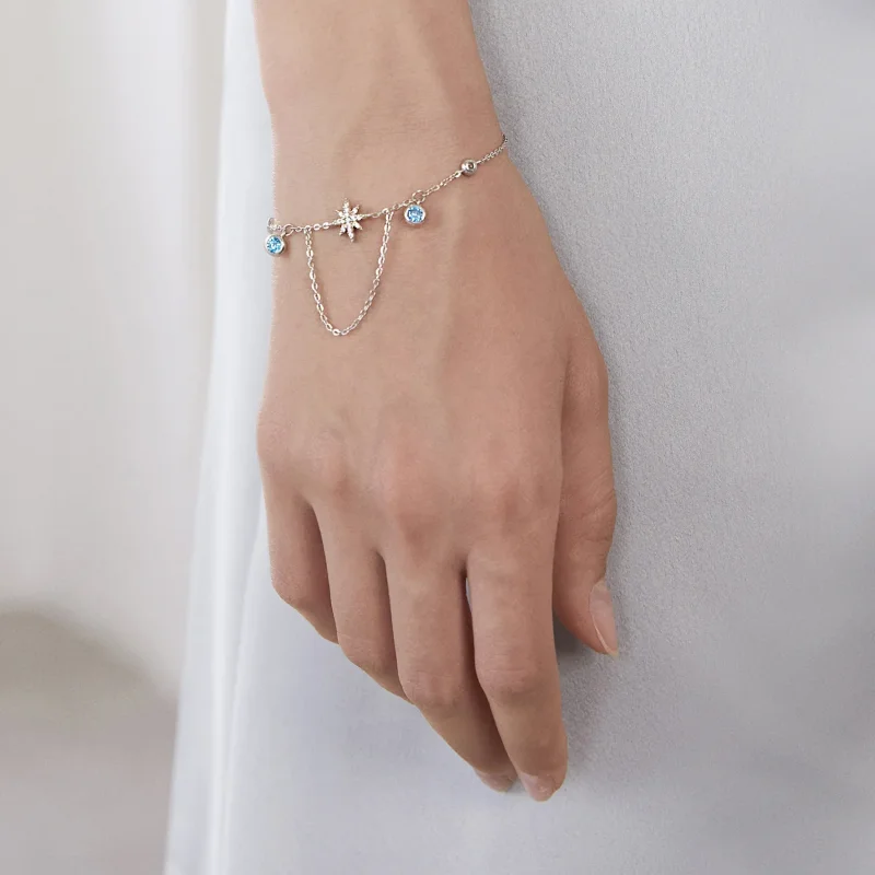 (imagine pentru) Pandora Style Chasing Light Bracelet - BSB069 - Vizualizare 6