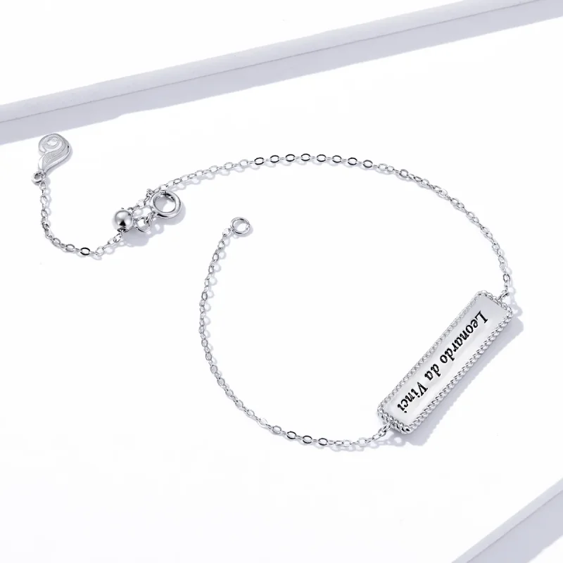 (imagine pentru) Pandora Style Life well spent is long Bracelet - BSB039 - Vizualizare 4