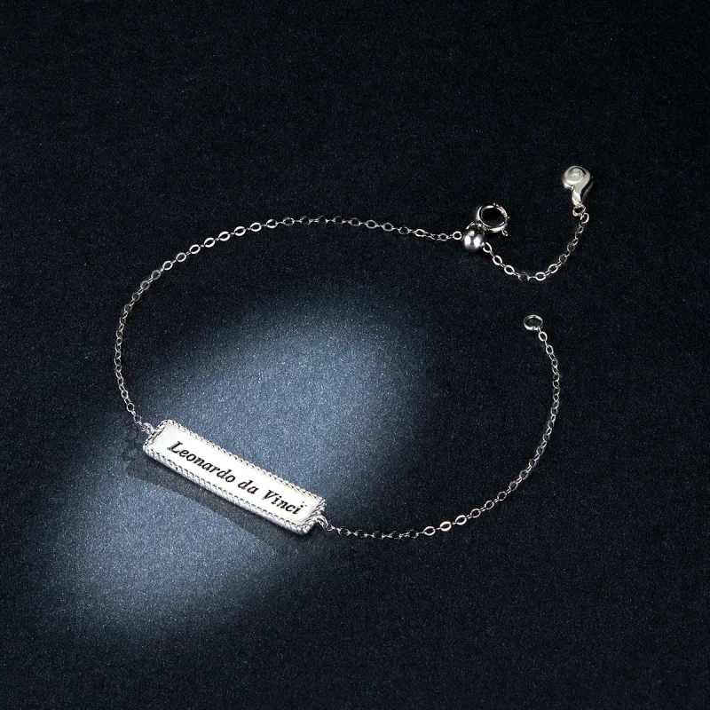 (imagine pentru) Pandora Style Life well spent is long Bracelet - BSB039 - Vizualizare 5