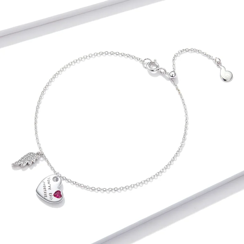 (imagine pentru) Pandora Style Love Letter Bracelet - BSB052 - Vizualizare 2