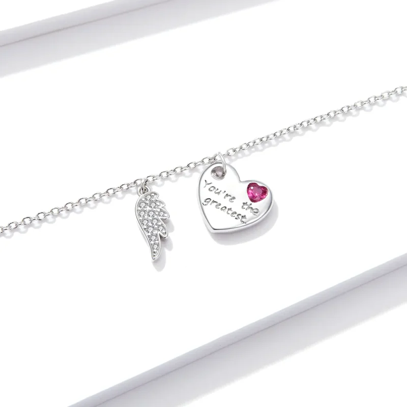 (imagine pentru) Pandora Style Love Letter Bracelet - BSB052 - Vizualizare 4